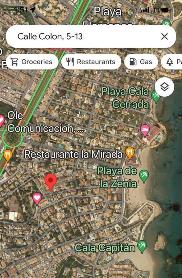 Orihuela Costa 2-Bedroom 1-Bath Renovated Vacation Rental On La Zenia Beach Eksteriør billede
